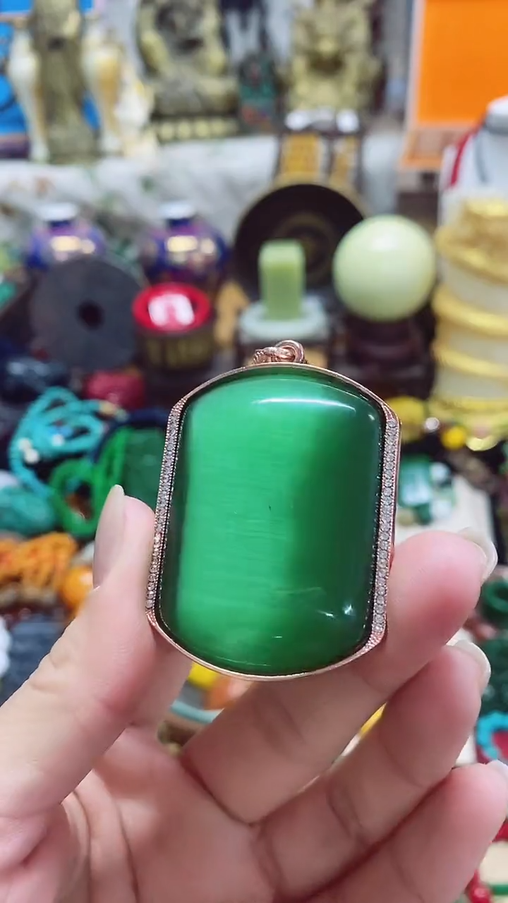 【闪购商品】和田玉（碧玉）颈饰未镶嵌主播推荐主播推荐