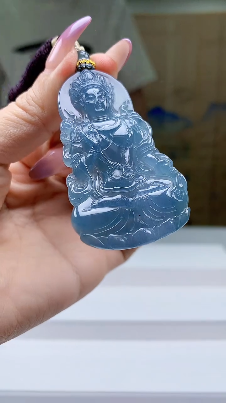 定制翡翠未镶嵌5028ty-毛货挂件133