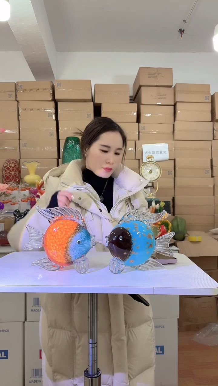 【闪购商品】琉璃洛芙花器-j-早26