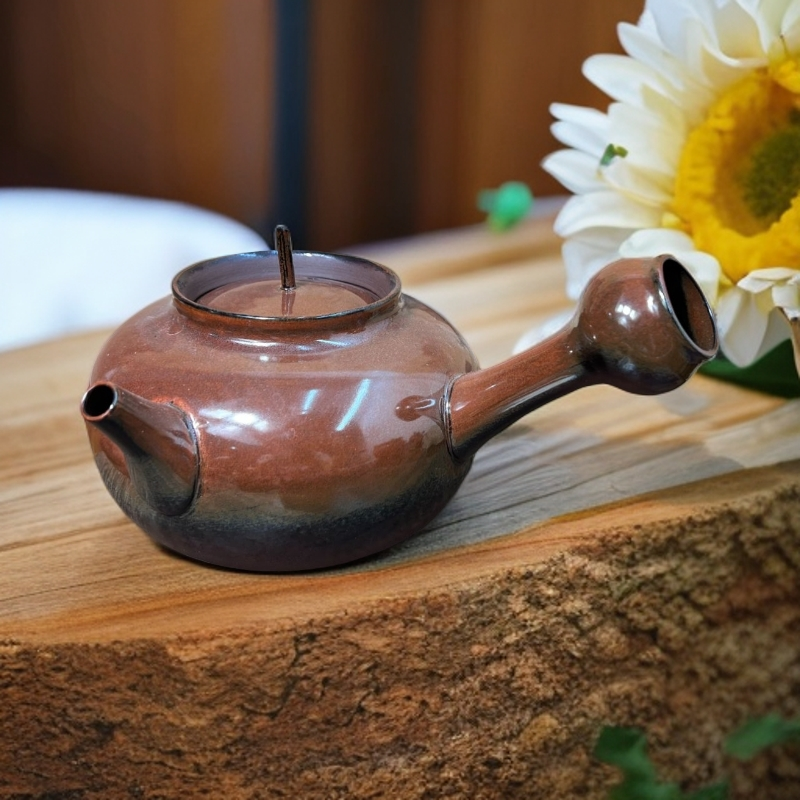窑变侧把茶壶办公室电陶炉泡茶煮茶壶