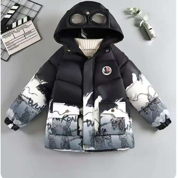 男女童常规款短款加厚外套冬装