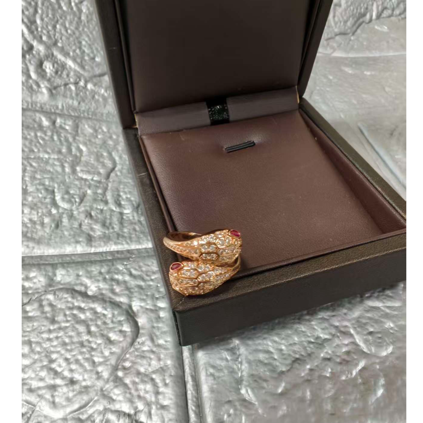 #杰杰#01 l8k-经典双蛇圈圈戒指