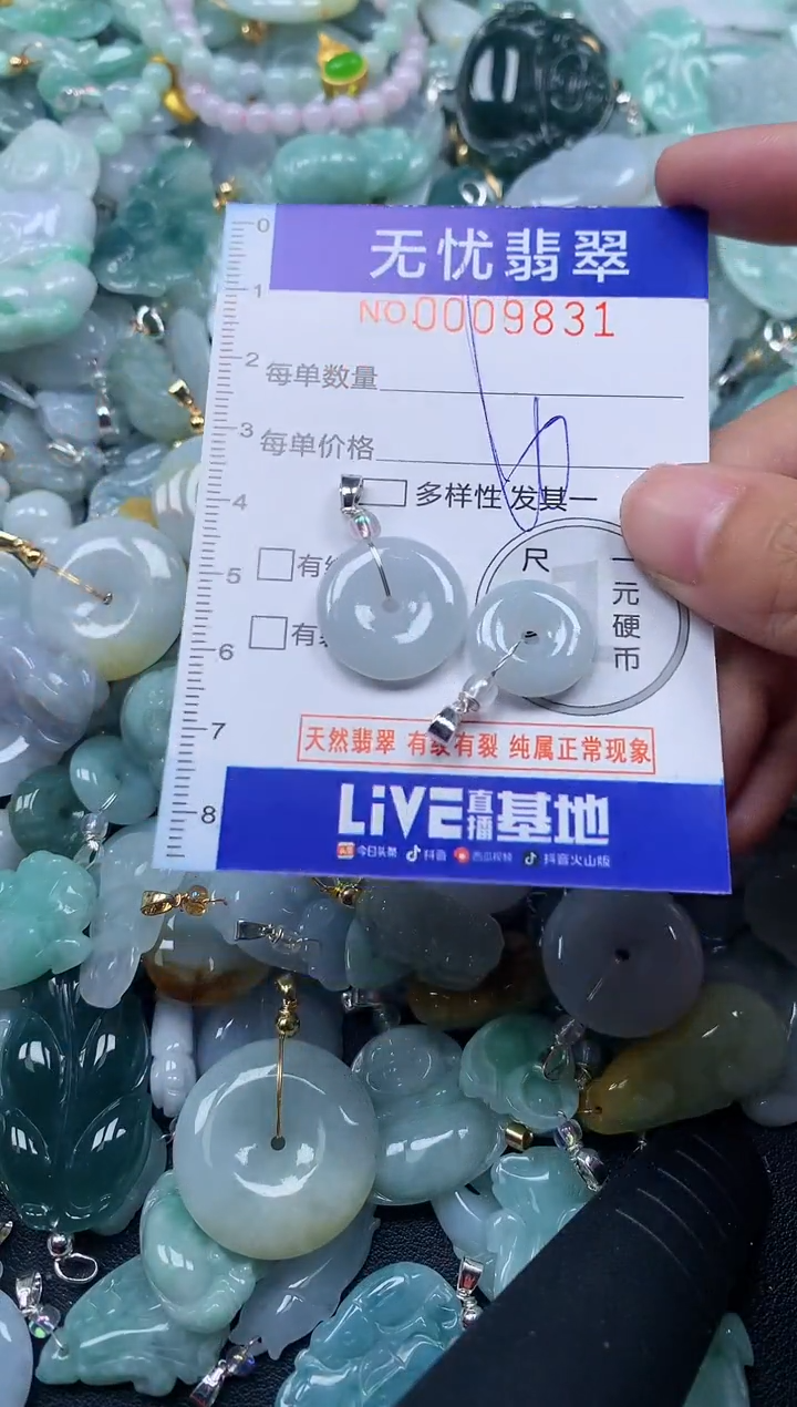 颈饰未镶嵌翡翠9831