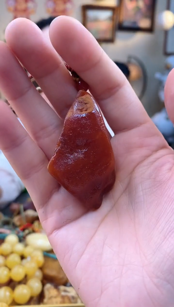 【闪购商品】琥珀颈饰未镶嵌吊坠