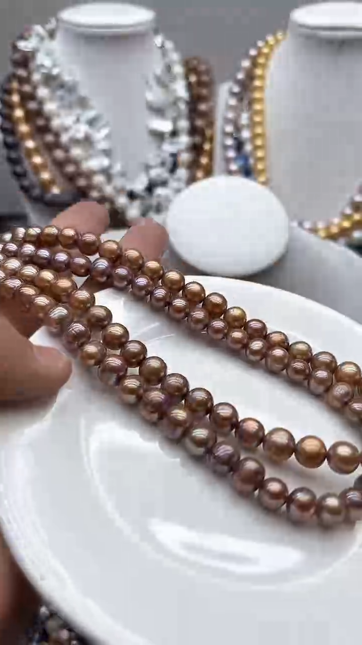 淡水珍珠未镶嵌颈饰1