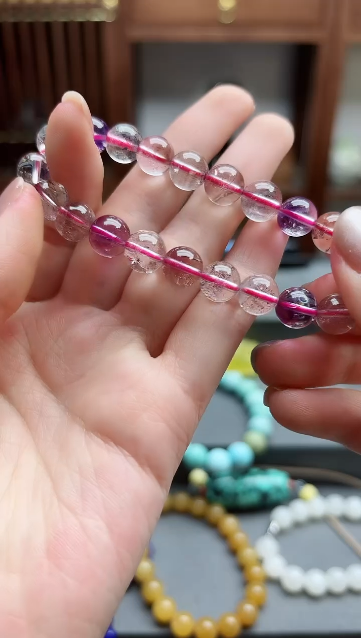 【闪购商品】水晶手串未镶嵌超七水晶手串YX