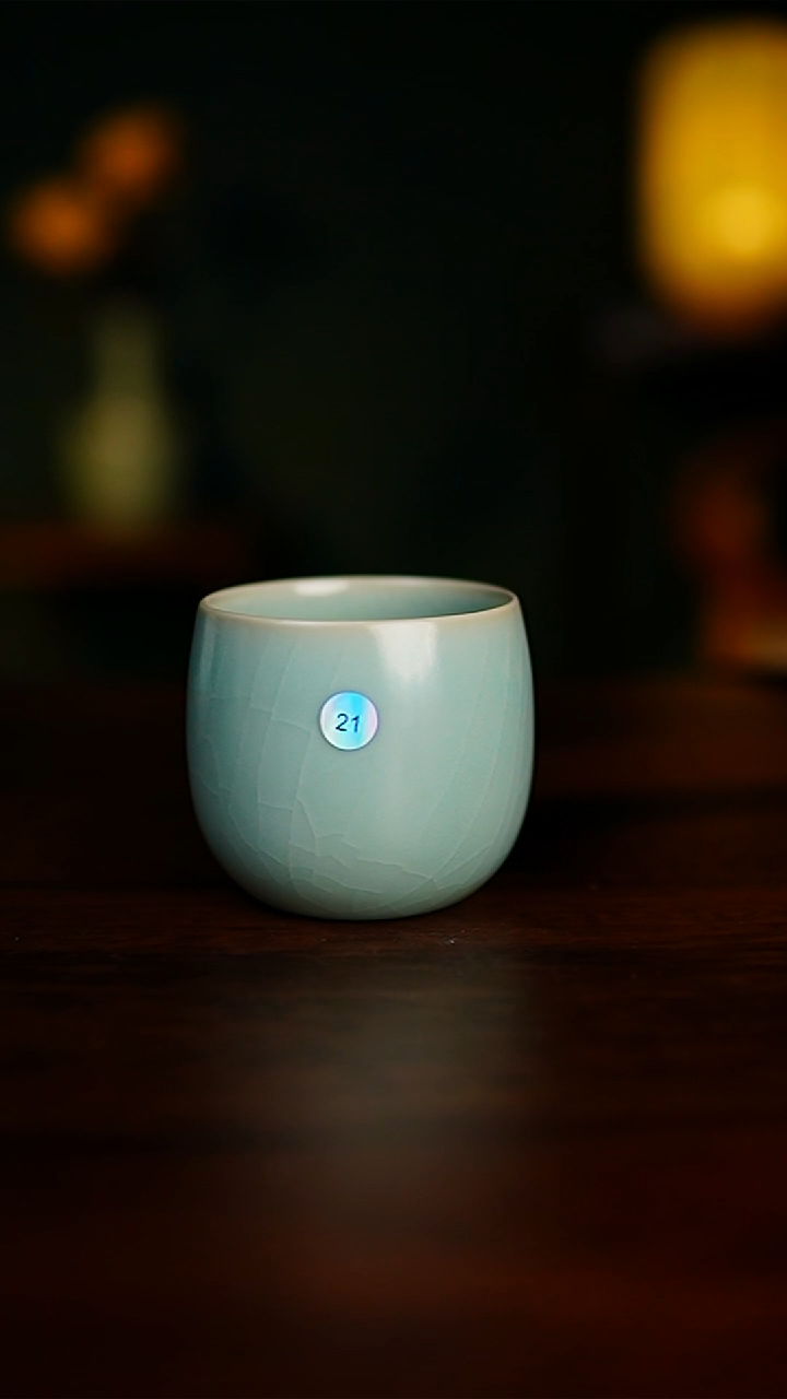 【闪购商品】仿古釉 龙蛋杯 支钉烧 21