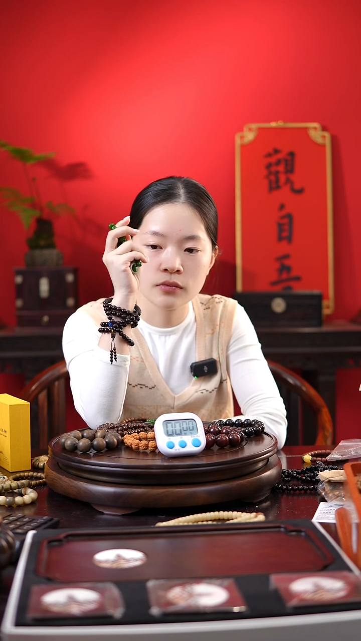 菩提手串/手链绿色菩提单圈