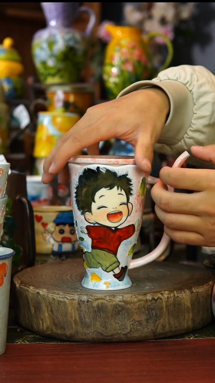 陶瓷61景德镇手工手绘釉下彩陶瓷