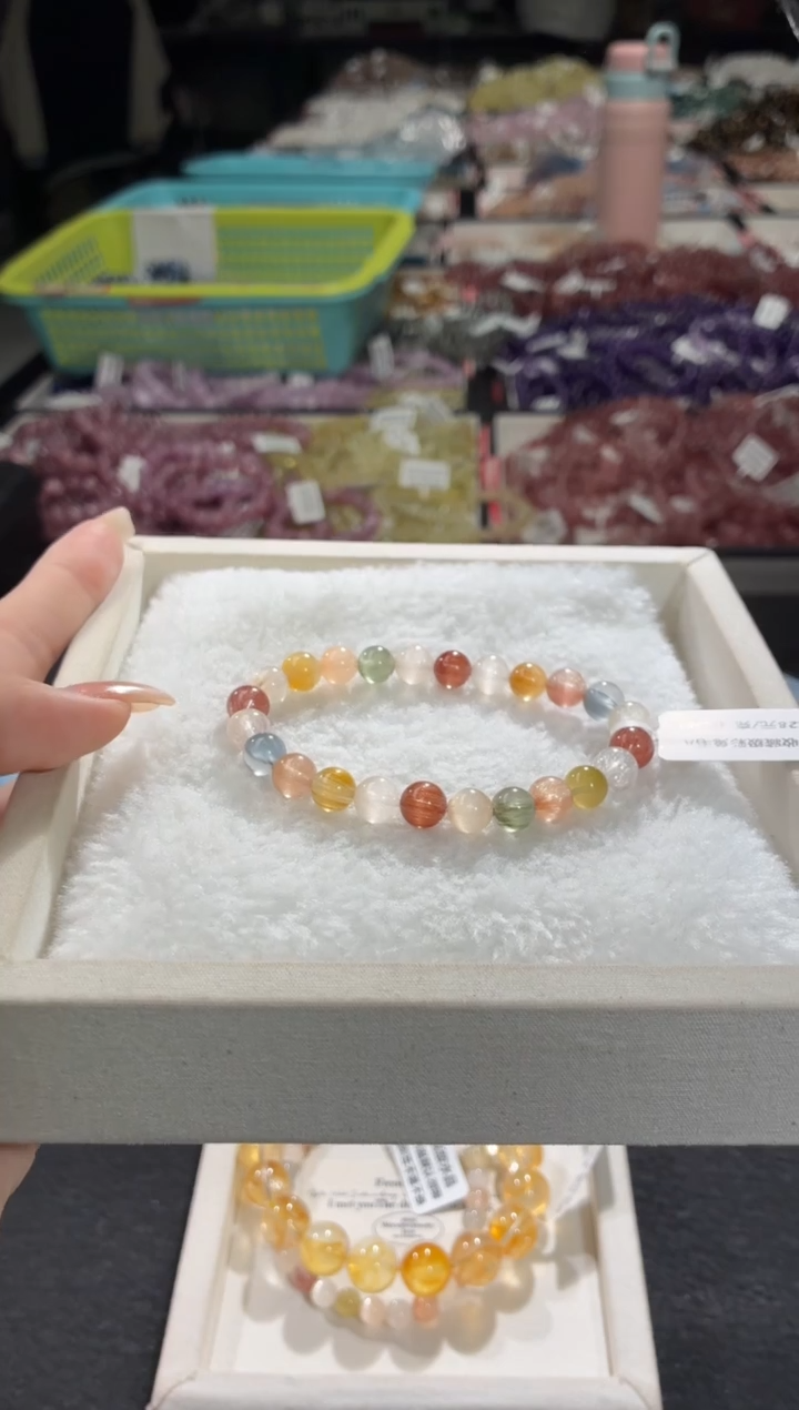 未镶嵌手链水晶450号 多样性发一J  7+