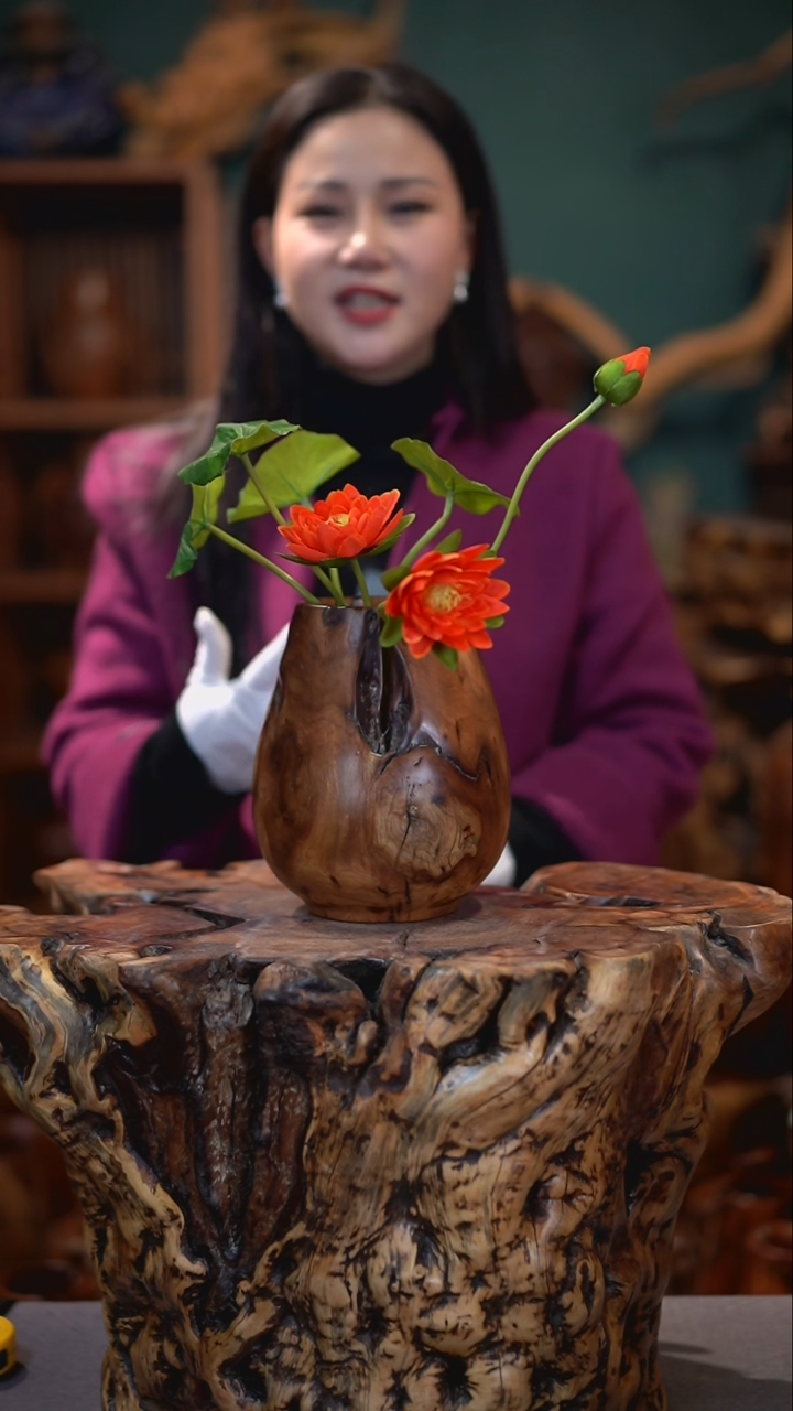 【闪购商品】枣木雷击枣木鸡心罐