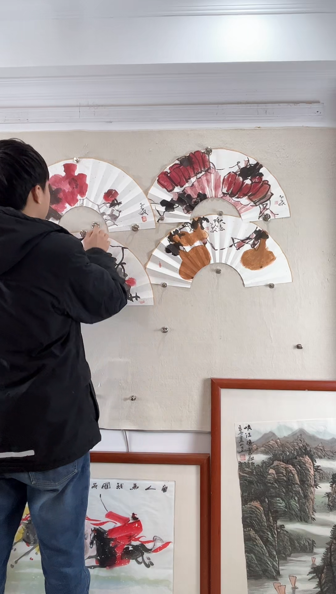 【闪购商品】书法骆孝敏老师扇子一把