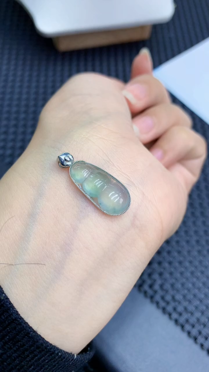 【闪购商品】翡翠颈饰18K金镶嵌            8