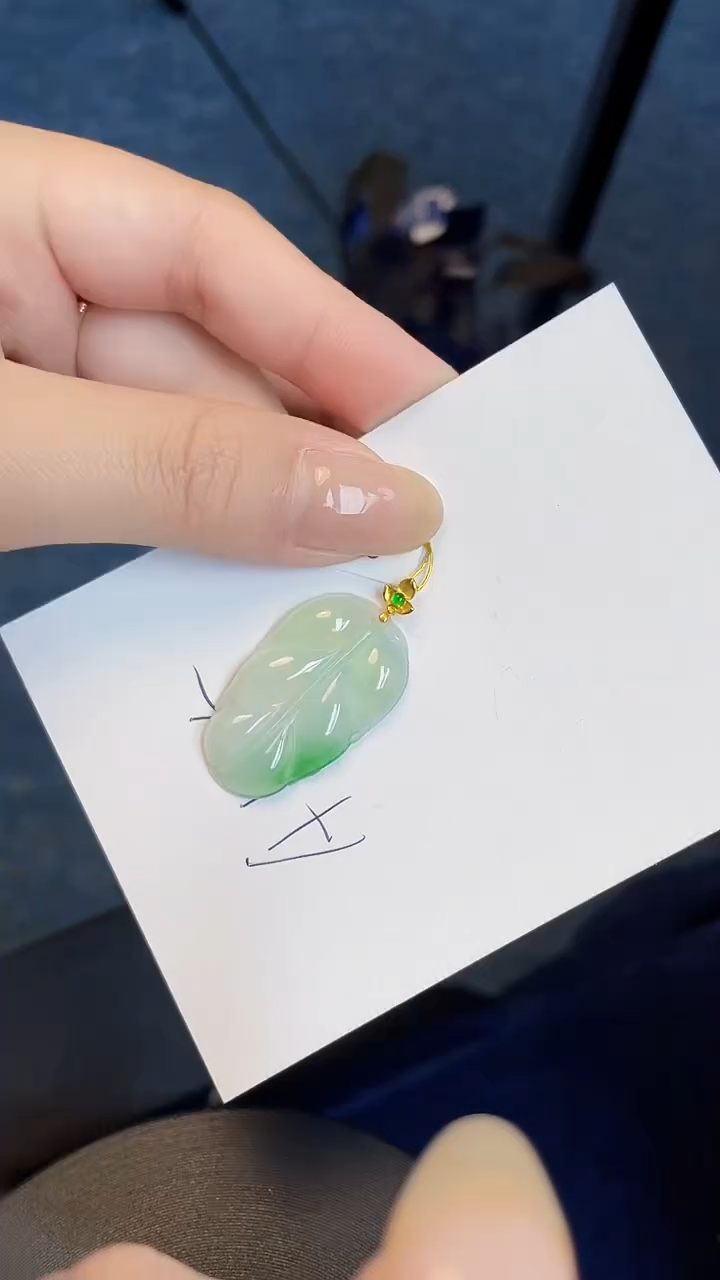 【闪购商品】翡翠颈饰18K金镶嵌00000000