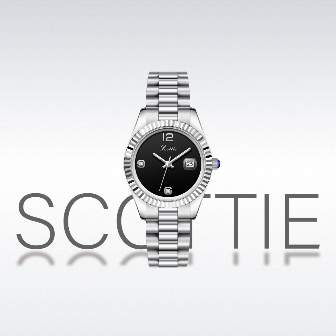 黑日志---女士轻奢高端时尚气质ins风百搭防水腕表