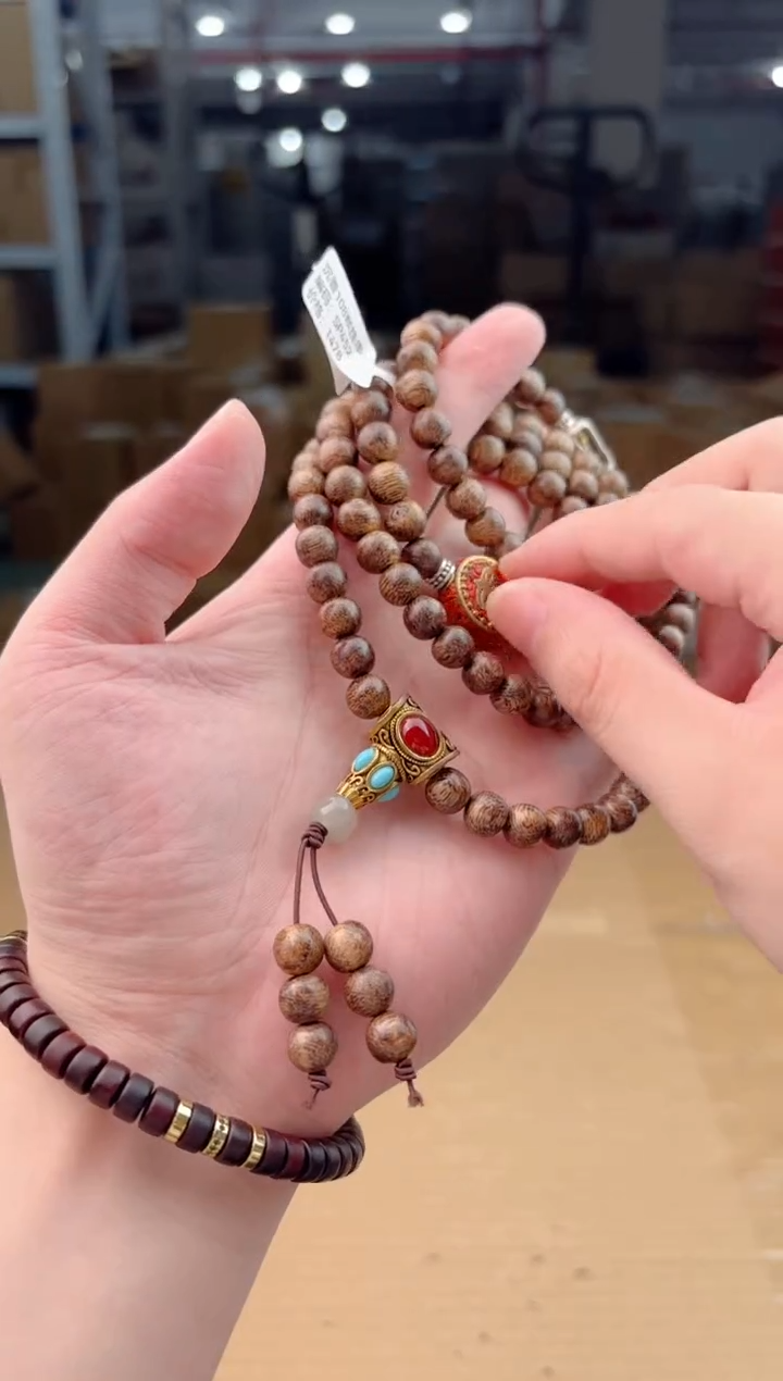 禧一文玩木作类材质手串无礼盒