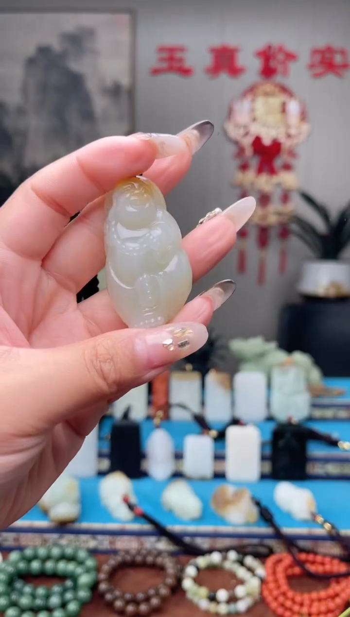 【闪购商品】和田玉挂件未镶嵌1