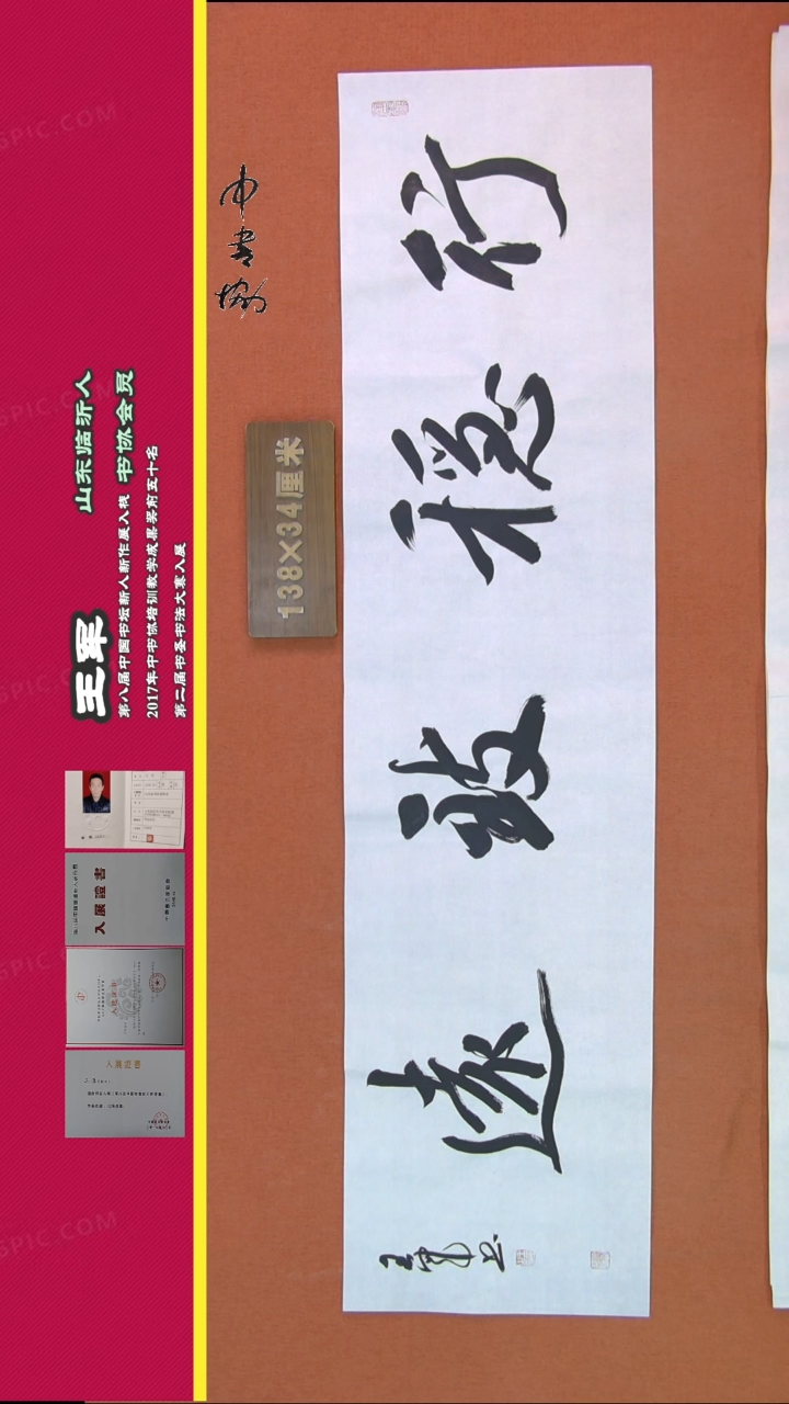 【闪购商品】书法215王军书法作品