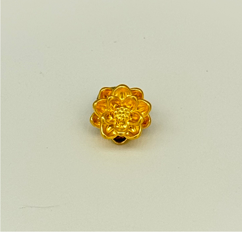 【莹莹专享】足金999 莲花  0.3 攒金有到 fp