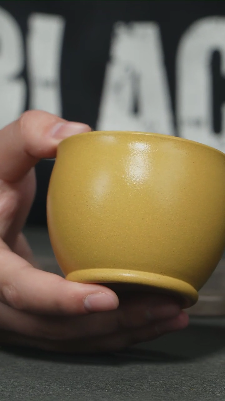 【闪购商品】紫砂茶杯金鸡报喜手绘