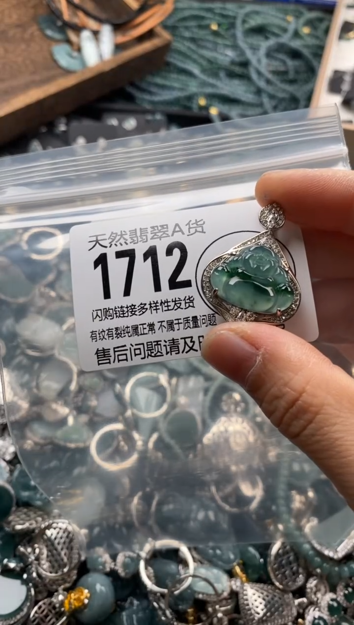 【闪购商品】翡翠颈饰未镶嵌翡翠1712