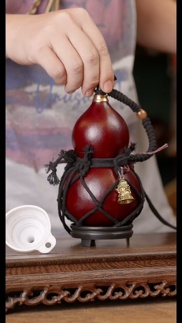 33号精品天然大漆酒葫芦一物一拍