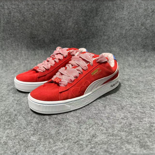PUMA/彪马Suede XL舒适休闲防滑耐磨低帮 板鞋 女款 红色 无盒
