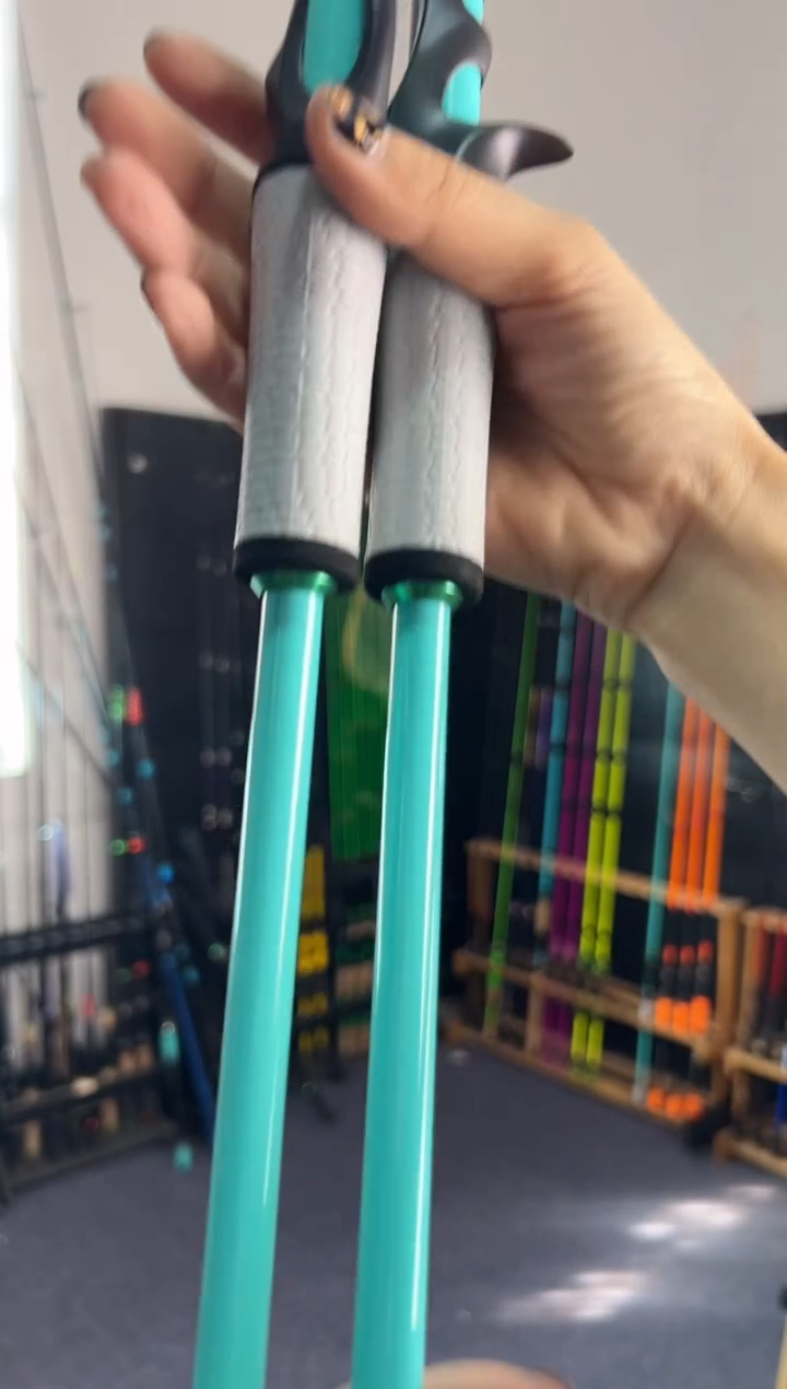 1.98m碳素灵艳蓝1.98米枪柄ML（瑕疵尾货竿，没有售后，介意勿拍）