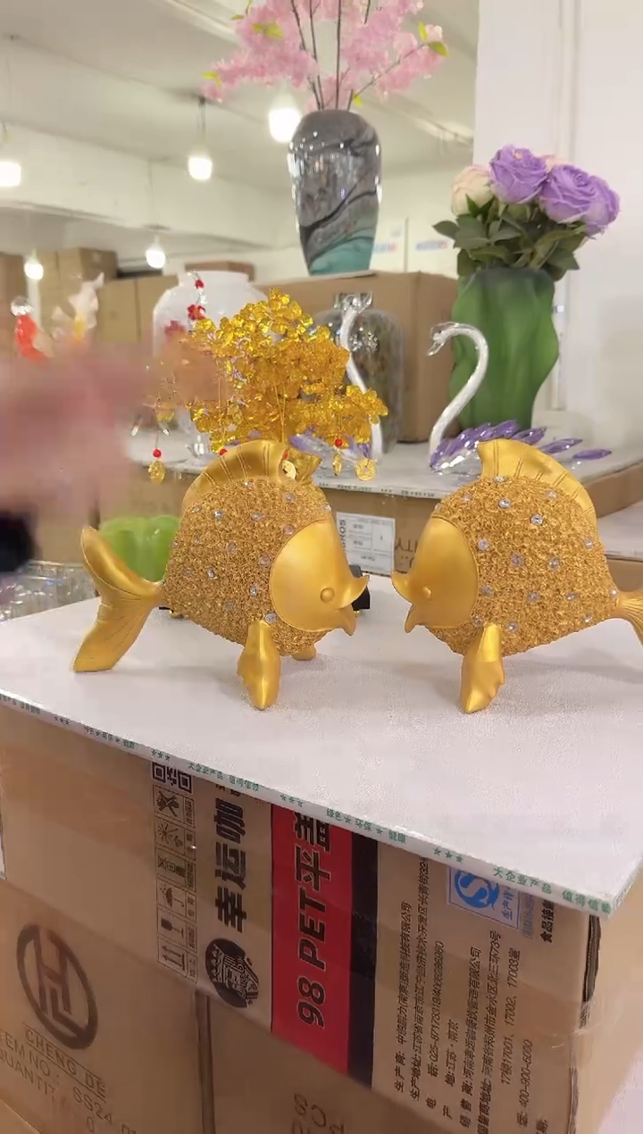 【闪购商品】玻璃洛芙花器-a-早29 金鱼