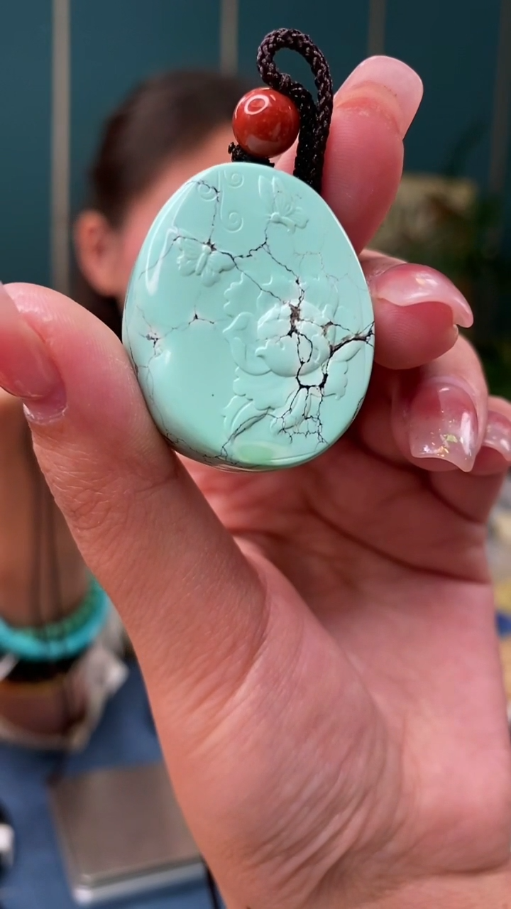 【闪购商品】绿松石雕刻件未镶嵌2/9-GM-#46