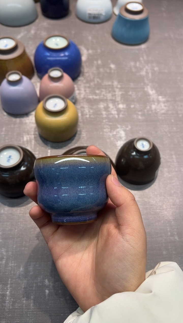 【闪购商品】燕泥堂 钧汝微云福禄杯