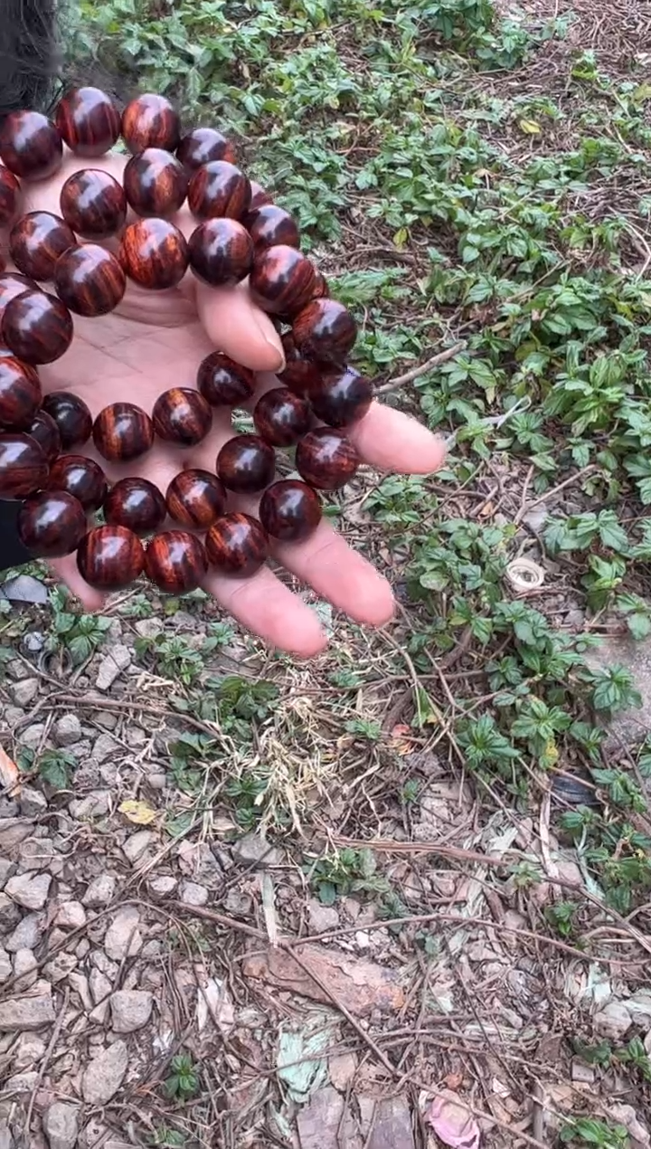 手串/手链黄花梨/降香黄檀A012紫芋1.5圆珠手串328