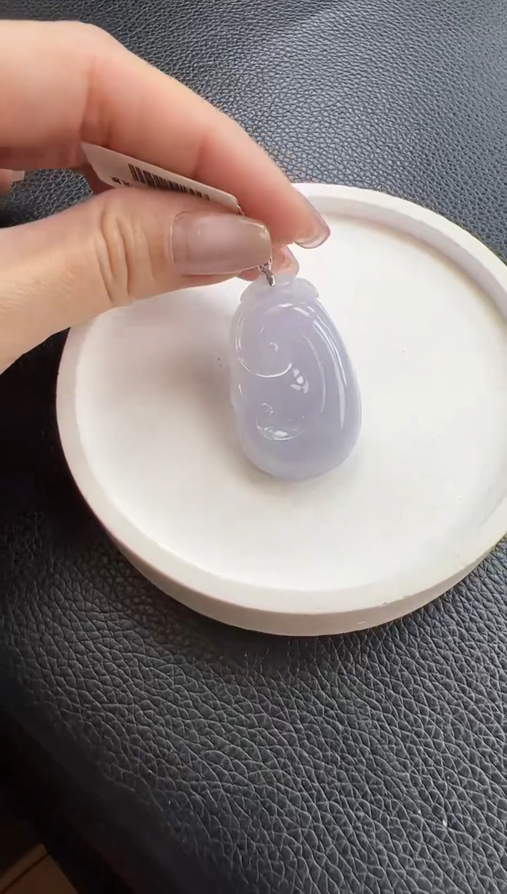 【闪购商品】翡翠颈饰18K金镶嵌YM1059-7如意