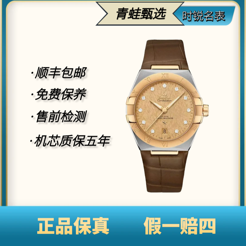 99新 Omega/欧米茄 星座/自动机械/39mm/131.23.39.20.58.001