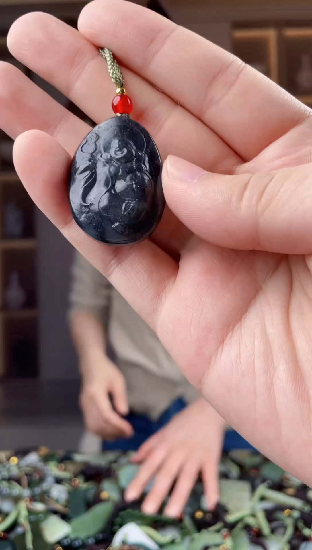 颈饰未镶嵌和田玉拍一发一，多样性发货