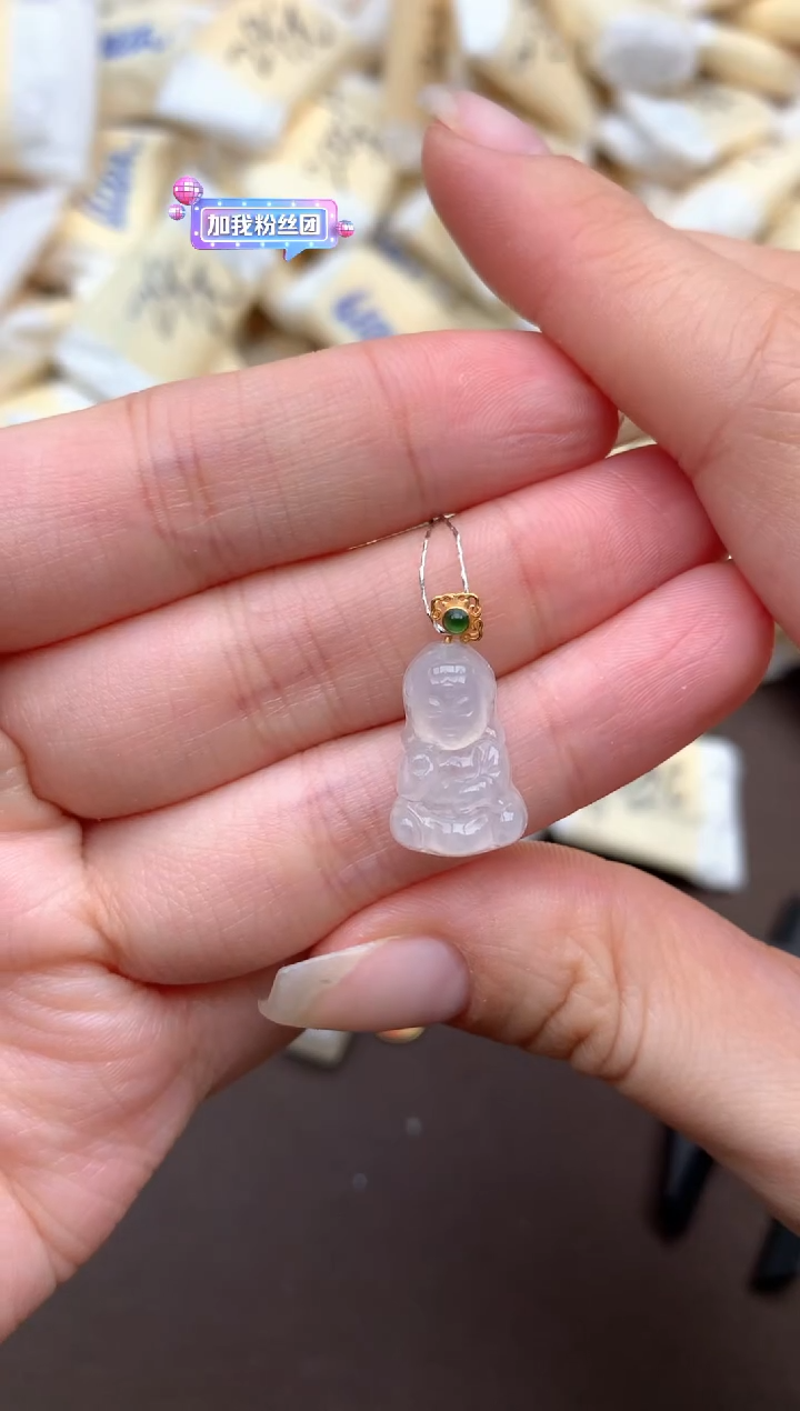【闪购商品】翡翠挂件18K金镶嵌   一  
