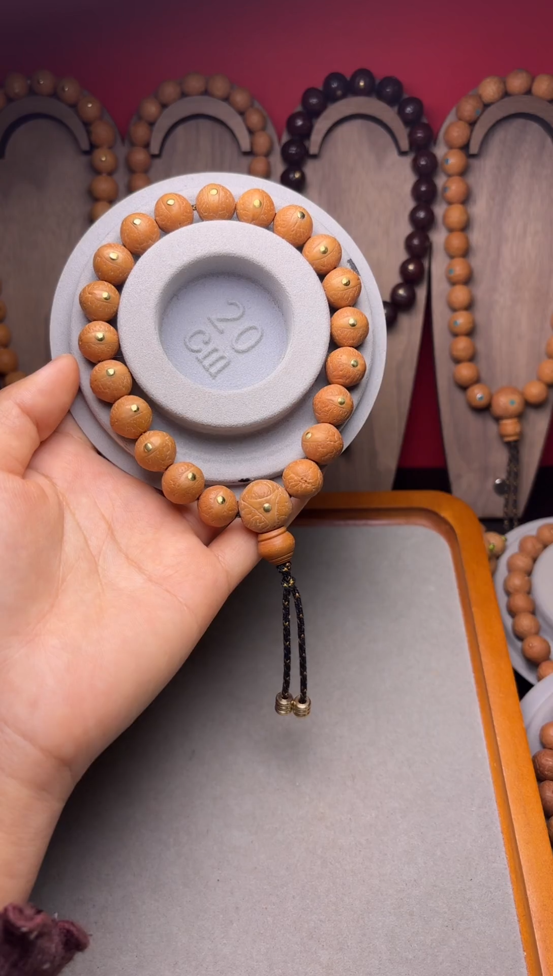 吊坠凤眼菩提12凤眼手串25新籽铜钉