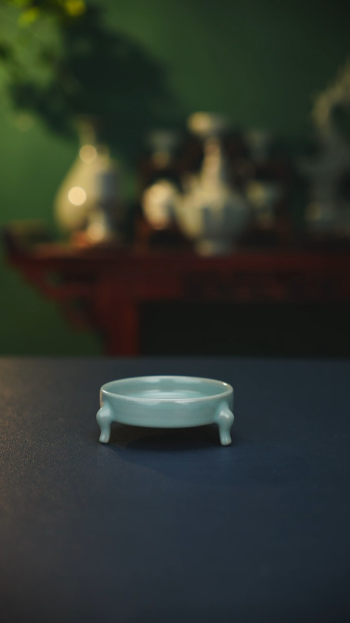 【闪购商品】杯迷你三足洗       直径7公分   