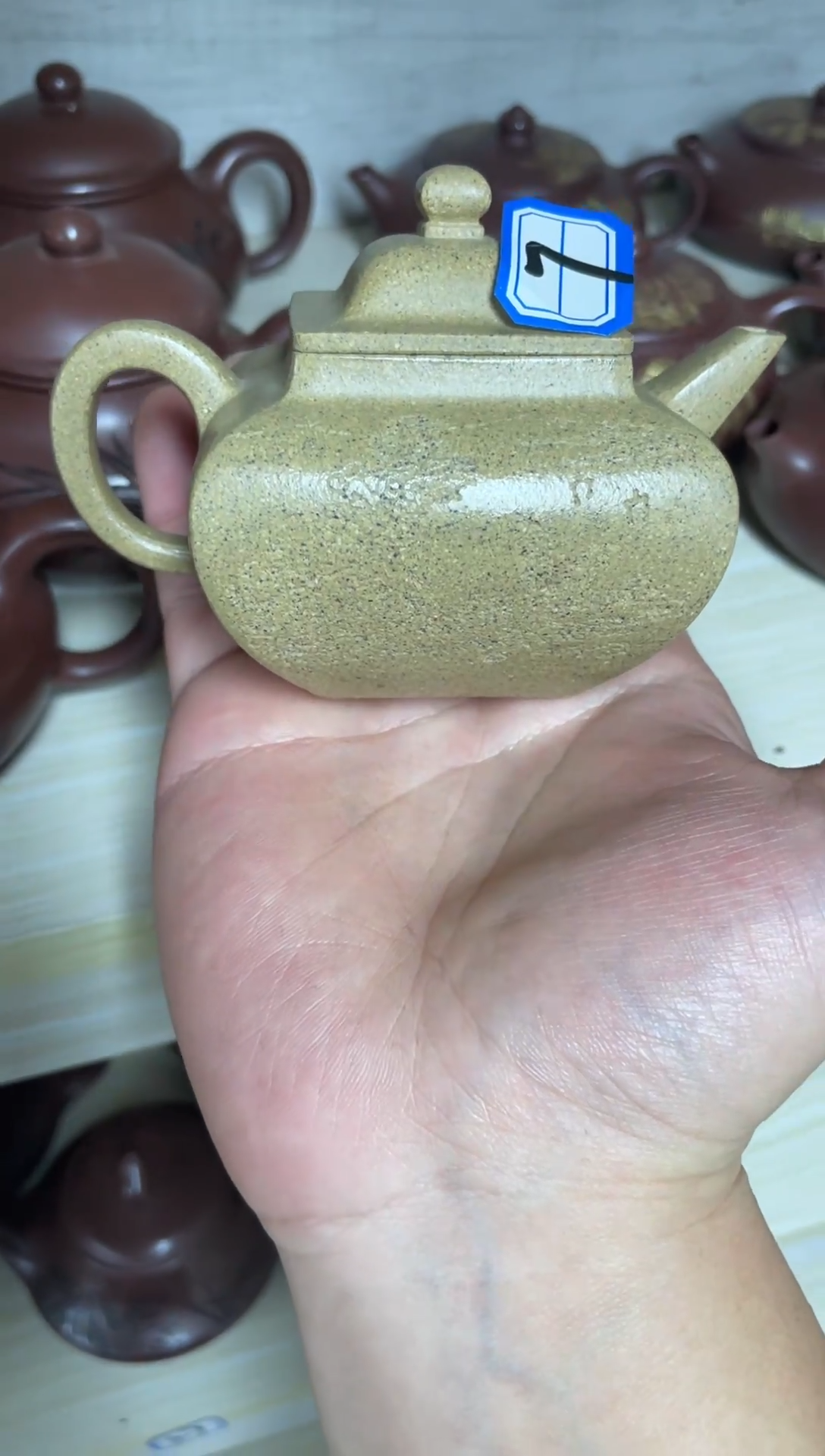 茶壶紫砂刻绘四方