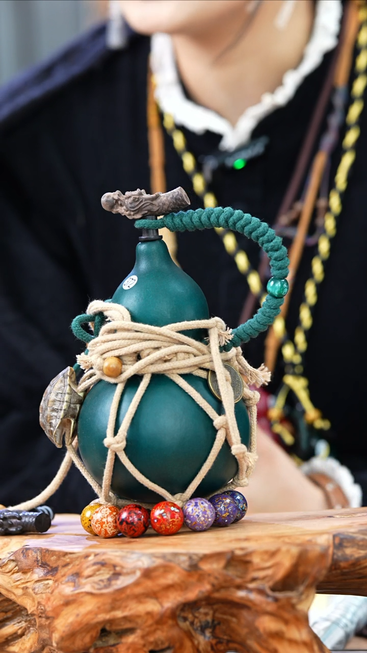 【闪购商品】372—光岳葫天然大漆酒葫芦不含漆珠