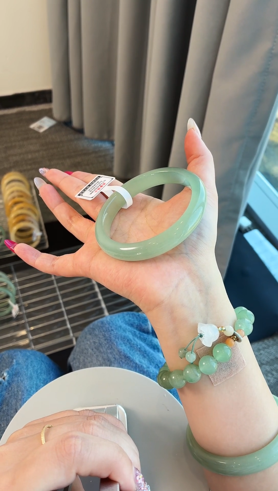 未镶嵌手镯石英质玉91.57.0