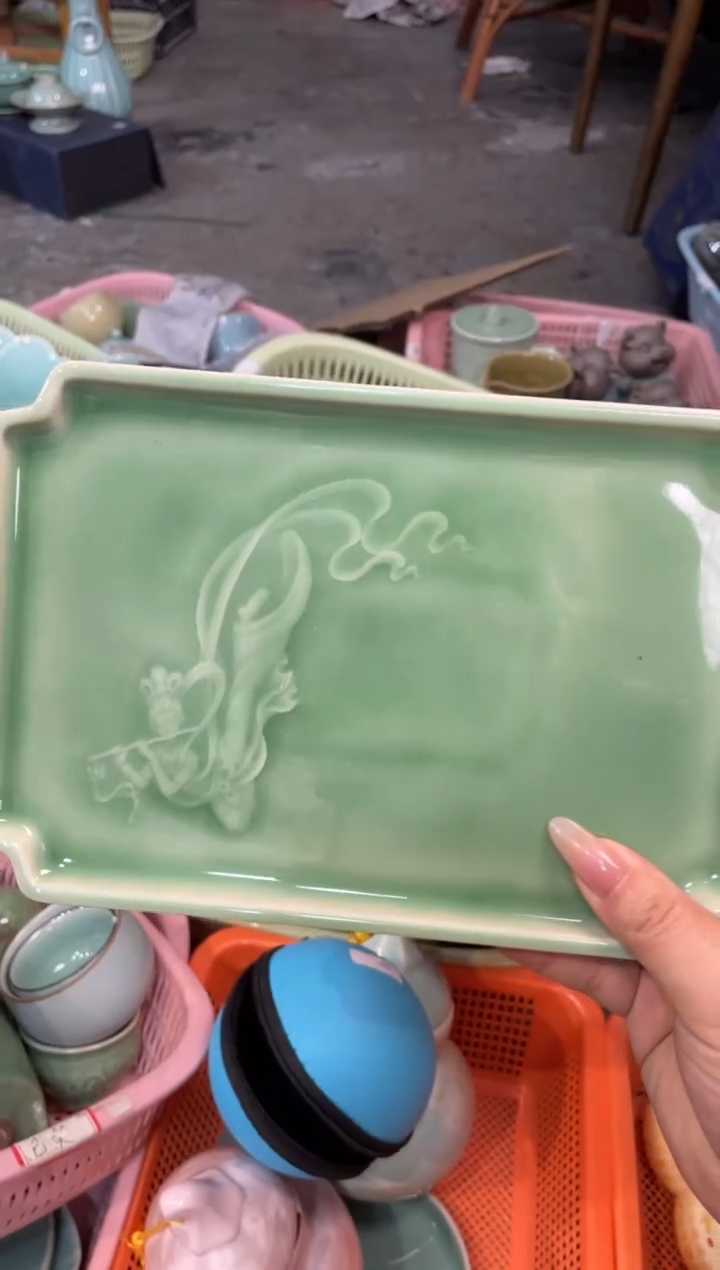 【闪购商品】特价福利 微瑕 慧仙青瓷