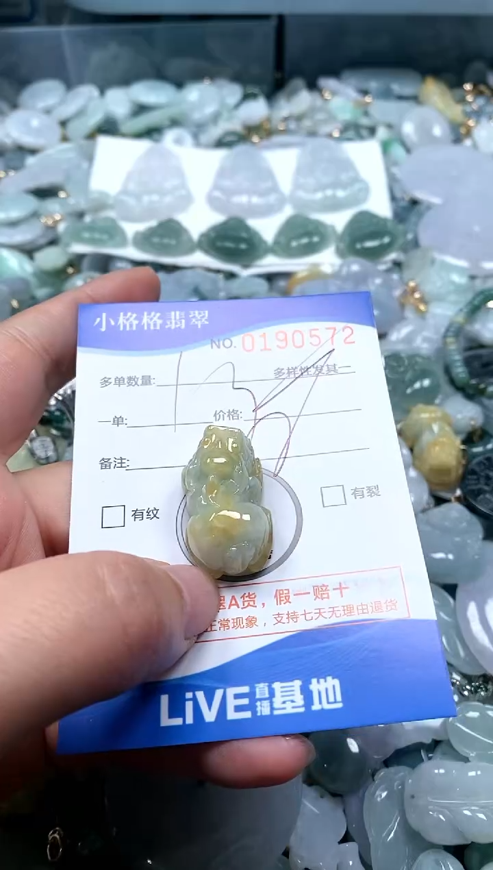 【闪购商品】翡翠颈饰未镶嵌闪购商品0190572