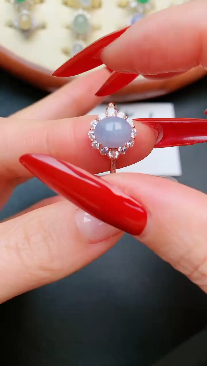 【闪购商品】翡翠戒指银S925镶嵌.....