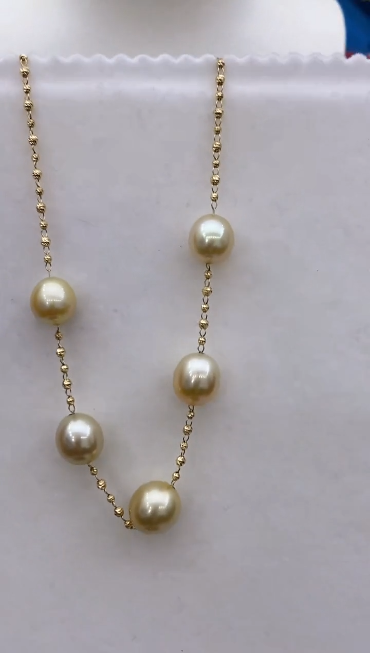 【闪购商品】海水珍珠吊坠18K金镶嵌51 11-12mm