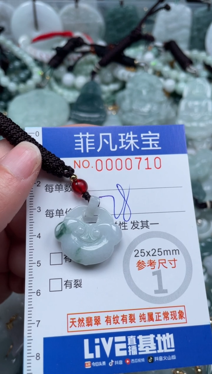 【闪购商品】翡翠颈饰未镶嵌00..0710
