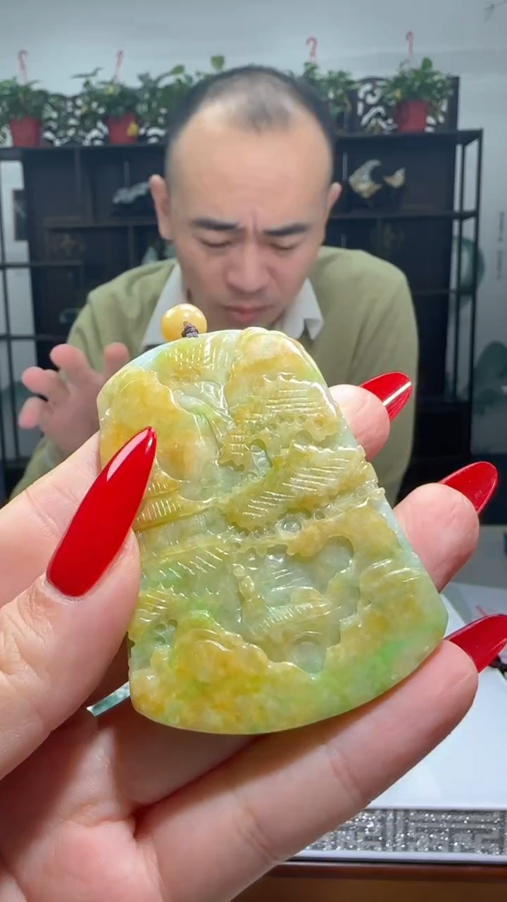 【闪购商品】翡翠颈饰未镶嵌天然翡翠A货吊坠