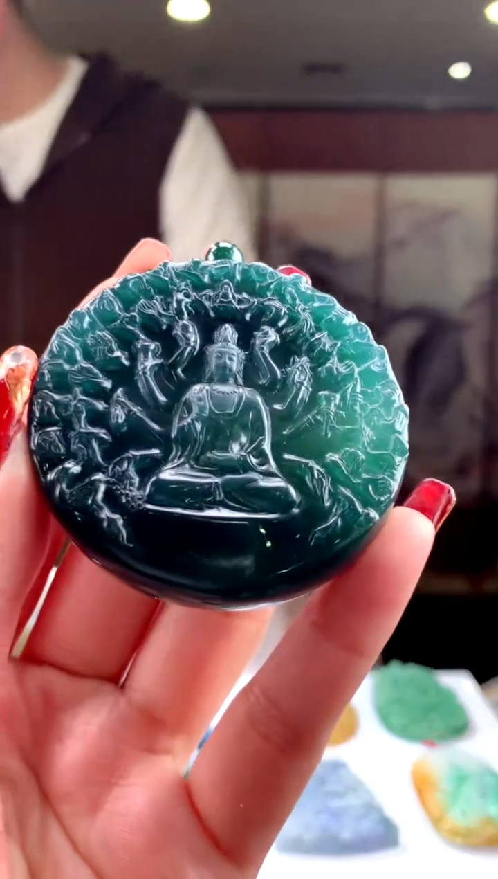 【闪购商品】定制翡翠未镶嵌天然A货翡翠（拍一发一）