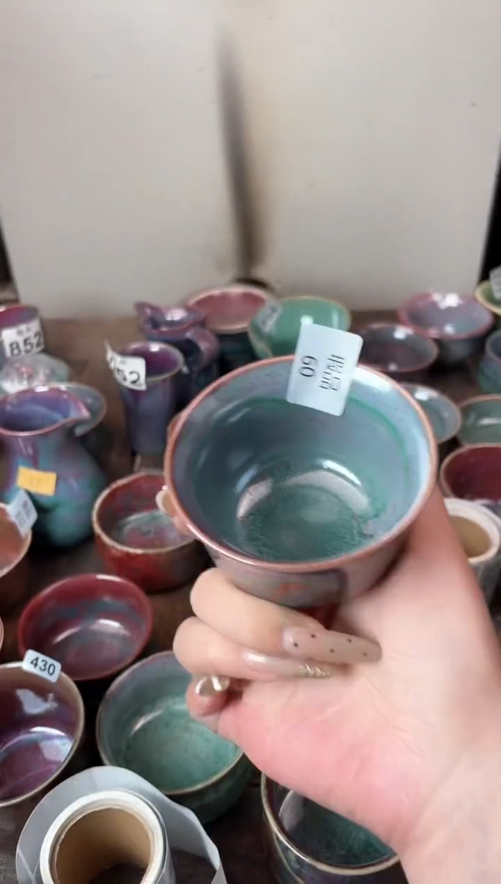 【闪购商品】摆件钧瓷手工茶器窑变