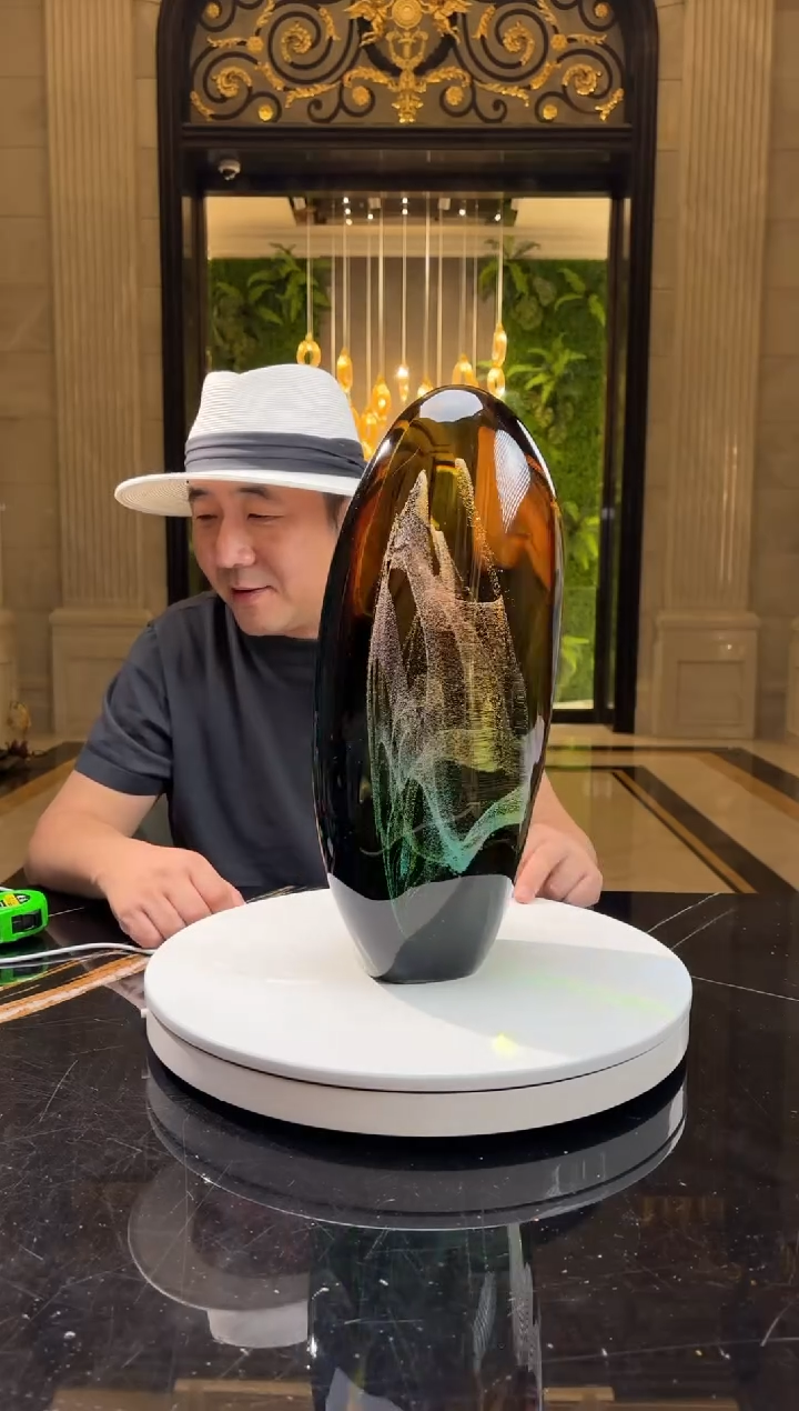 【闪购商品】茶宠月虹琉璃艺术摆件E15